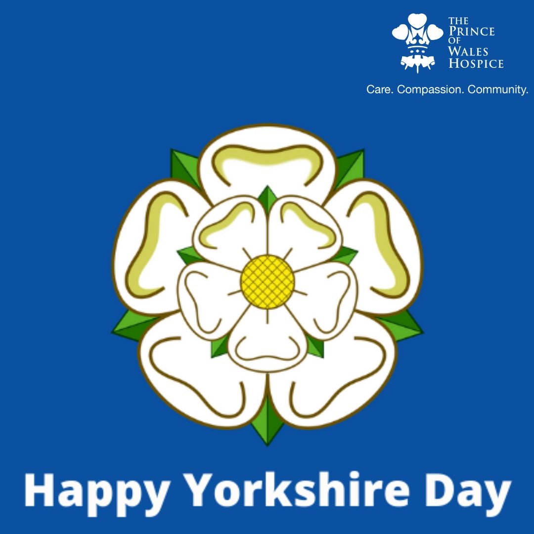 🥂Let's celebrate all that’s great about our beloved county. We are proud to be in Yorkshire and support people in the community. Give us a like if you agree 😍💙#yorkshireday #pwhospice