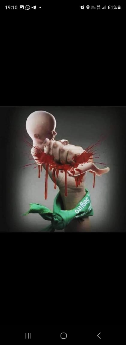 A las abortistas solo les gusta el crimen y no van a ayudar a la Mujer  Gestante ni a la gestada llaman ERROR a un Robo y 'Avance Civilizatorio' o Interrupción a un asesinato NO TIENEN MORAL #Aborto #AbortoEsUnCrimen #Salvemoslas2Vidas