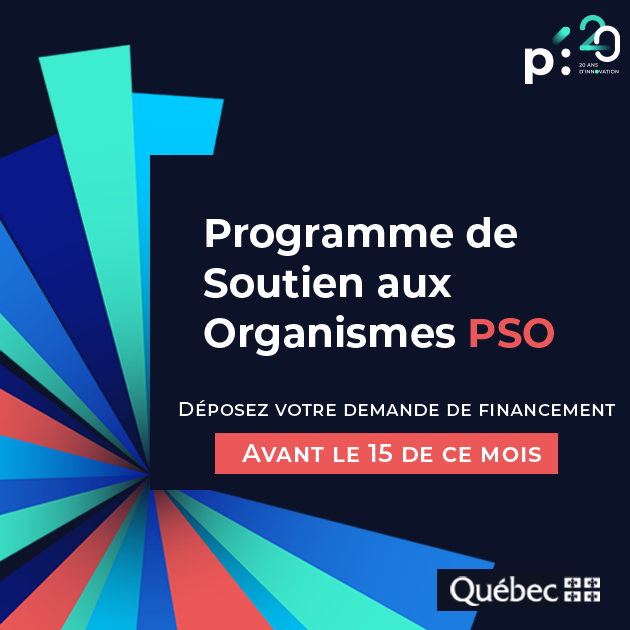 Vous avez un projet en #TI? ⏰ Déposez votre demande de financement dans le cadre de notre Programme de Soutien aux Organisations #PSO avant le 15 du mois! 👇 lnkd.in/dJxzzzxf -- Programme soutenu par @economie_quebec #innovation #économie #financement