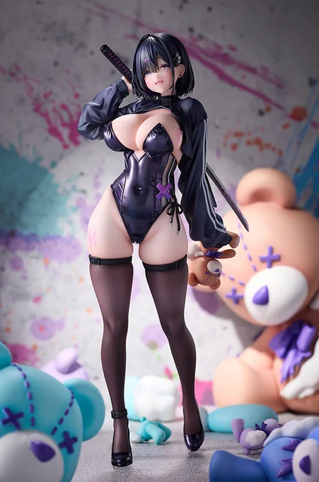 オリジナルイラスト「TEDDY BEARHUNTER」の1/6スケールフィギュアの予約が開始しました! ぜひぜひよろしくお願いします #HOTVENUS   … …