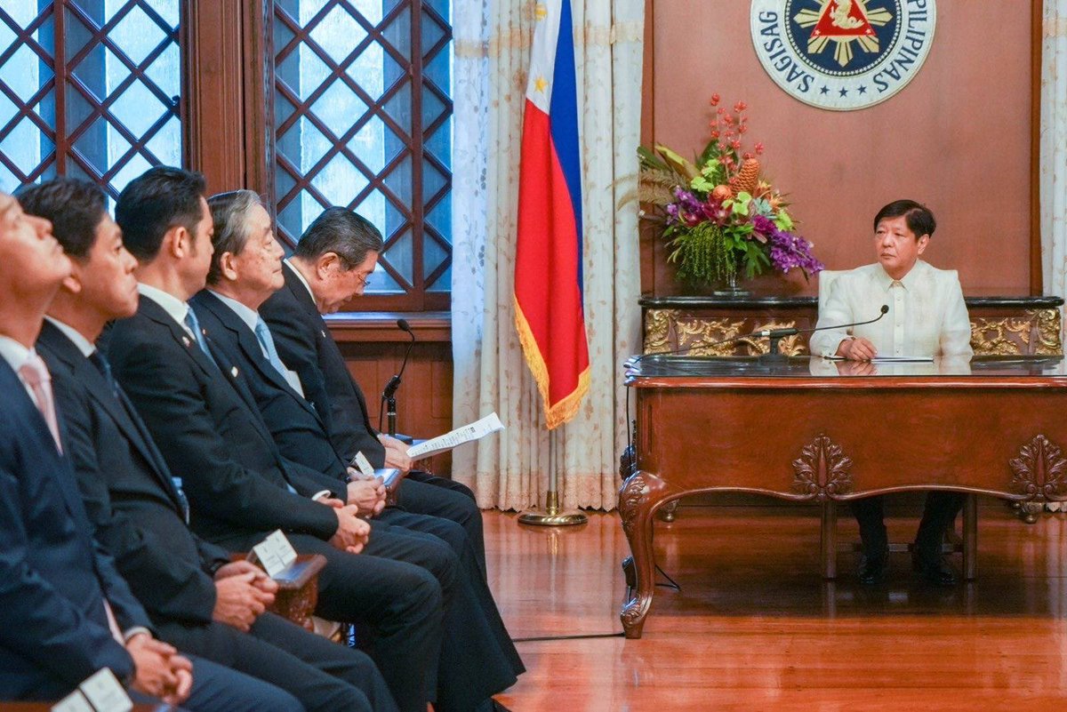 Japan's support in the country's agriculture, infrastructure, defense, and the peace process in Mindanao continues to be instrumental in our nation's progress.

We thank Hon. Moriyama Hiroshi, Chairman of the Japan-Philippines Parliamentarians Friendship League, for his visit