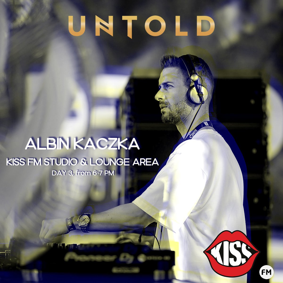 djalbinkaczka's tweet photo. Happy to be back at @UntoldFestival 🤩
❕SATURDAY, DAY 3 from 6-7 PM❕//
see ya’ @ Kiss FM Studio & Lounge Area ❤️ @KissfmRomania
____________
#albinkaczka #kissfm #kissfmstudio #untoldfestival #untold #untoldmagic #untold2023 #clujnapoca #clujlife❤️ #techhouse #dj #artist https://t.co/86jA4tujxh