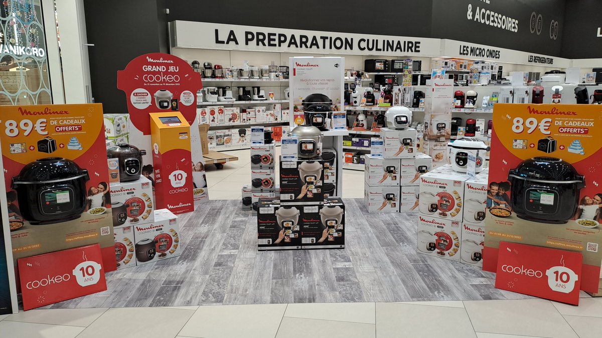 GroupeSEB's tweet image. Groupe SEB France récompensé d&apos;un ROAMLER Award 🏆 dans la catégorie 🛍️ Non-alimentaire, pour sa campagne anniversaire en magasin, à l&apos;occasion des 10 ans 🎂 du Cookeo, par Moulinex, en 2022 !

#GroupeSEB #Award #Récompense #Prix #Roamler