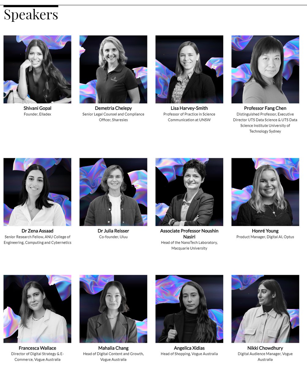 noushinnasiri's tweet photo. Are you paving the way for a career in STEM? Would you class yourself as “tech-hungry”? #VogueCodes Campus is coming to you. Join us offline for the first time at Vogue Codes Campus presented by Optus on Wednesday, Aug 2, at UTS: https://t.co/d2W5JDHYAX
#WomenInSTEM #womenintech https://t.co/dzPD23fkVN