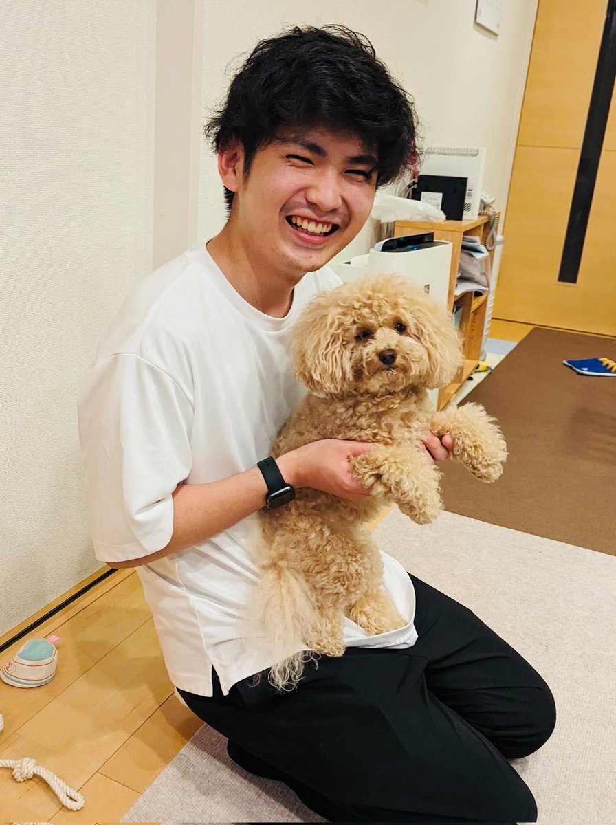 SIDLab_tpu's tweet photo. 磯邉とSIDLabのボス
#SIDLab
#ワンコ
#富山県立大学 https://t.co/lla44Ku1Gq