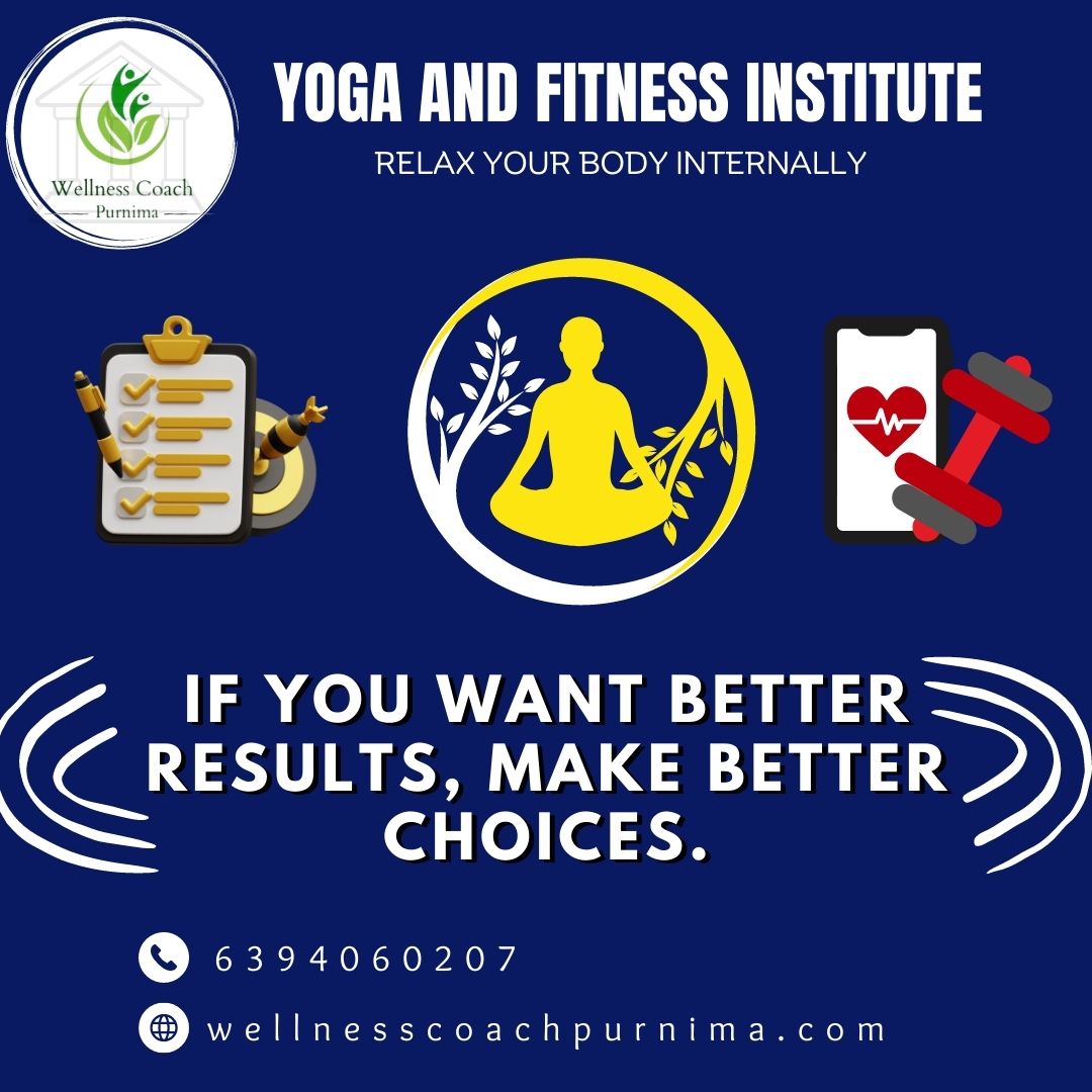 Yoga and fitness institute 
#WellnessCoachPurnima #StayFitNotStill #JoinToday #FitnessJourney #ResistanceTraining #EnduranceTraining #PersonalTraining #CardioExercises #FitnessGoals #WorkoutMotivation #HealthAndWellness #FitnessInspiration #HealthyLifestyle #FitnessCoach #Fitness