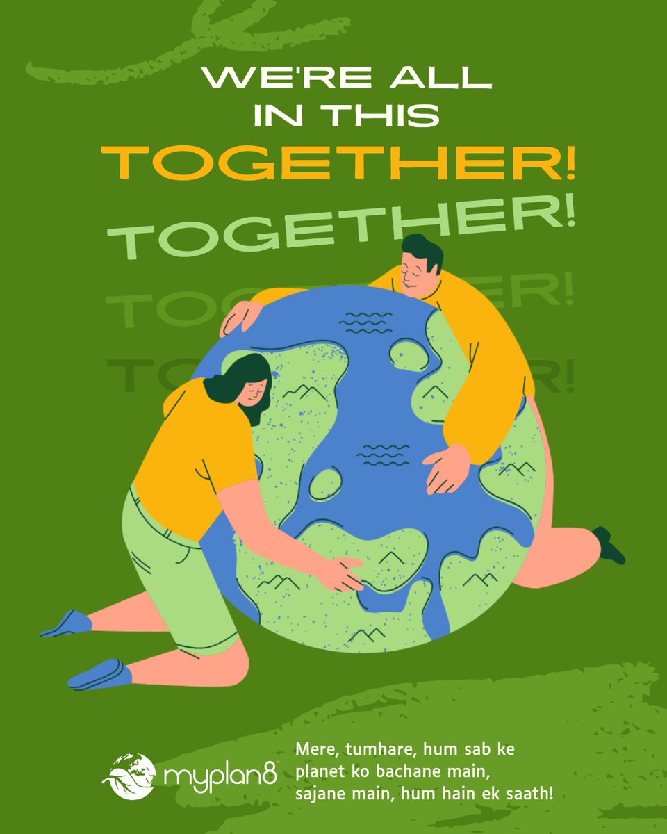 myplan8_earth's tweet image. Join our community of 5000+ eco warriors who are determined to make a difference. Check and improve your Green Score™ to track your progress towards a greener and sustainable lifestyle. 
#GoGreen #EcoConsciousLiving #GreenScore #SustainableChoices #BeTheChange #JoinTheCommunity