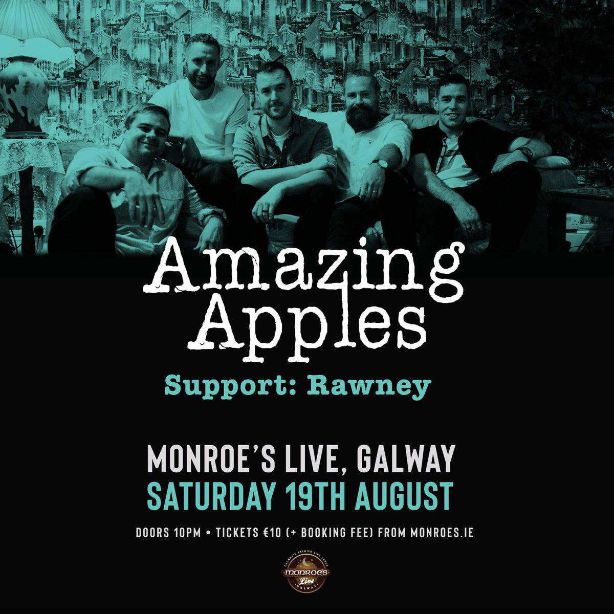We're back in <a href="/MonroesLive/">Monroe's Live</a> in our hometown on Saturday 19th August!!! Can't wait ☺️

With support from <a href="/RawneyMusic/">Rawney</a> 

Tickets are onsale now: bit.ly/3DzCjb8