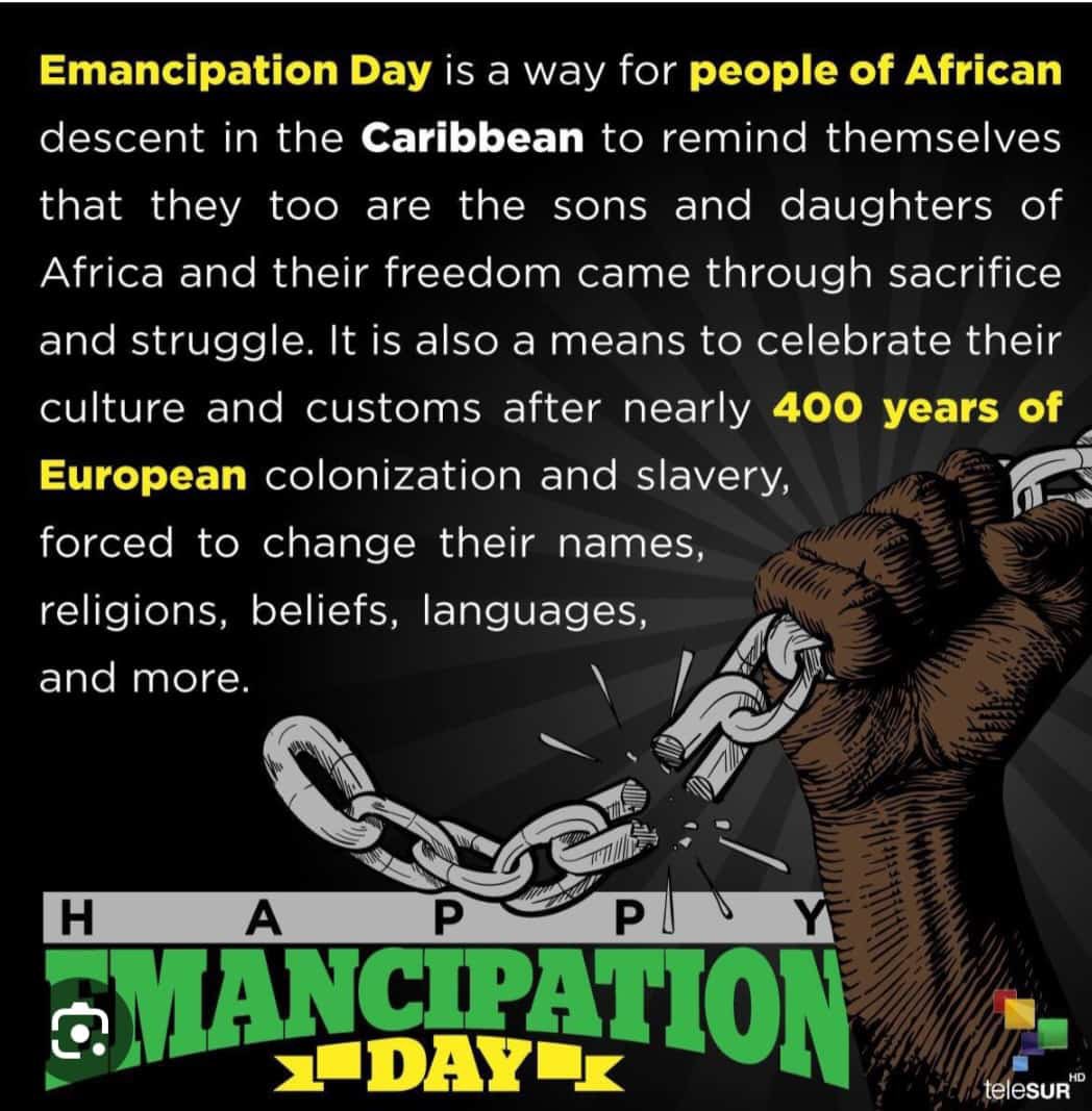 Happy Emancipation Day Jamaica 🇯🇲 ✊🏿#lestweforget #rememberwemust #EmancipationDay