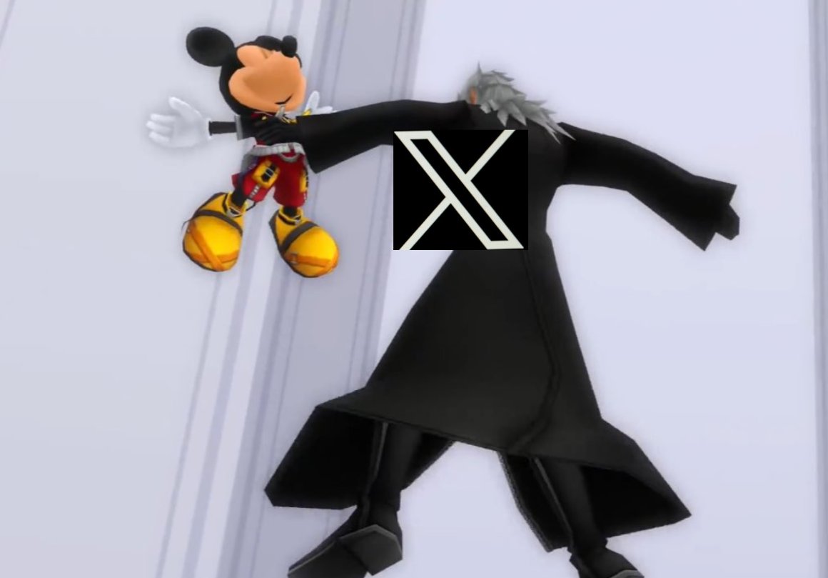 DailyMickeyKH's tweet photo. Haha!

#kingdomhearts #xemnas #TwitterX #MickeyMouse #organizationXIII #twitter #Mickeygotfuckingnorted https://t.co/B4UhYWRRno