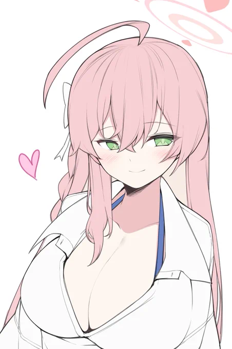 さっきのハナコを軽く塗った どうせ天井はするので道中で出てくれますように! #ブルアカ