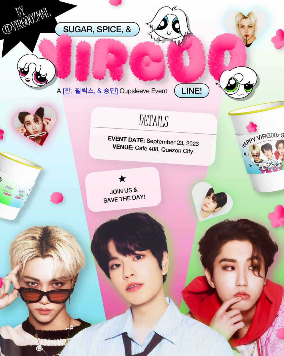 virg00zmnl's tweet image. today is the DAY ⭐️⭐️⭐️

𝙎𝙪𝙜𝙖𝙧, 𝙎𝙥𝙞𝙘𝙚, &amp;amp; 𝙑𝙞𝙧𝙜00 𝙇𝙞𝙣𝙚’𝙨 pre-registration is now open for STAYs to spice up their day on the 23rd of September! 

📬 23.08.02 — 23.08.20 (or until slots last!)
✳️ Pre-register here: rb.gy/cbrd9