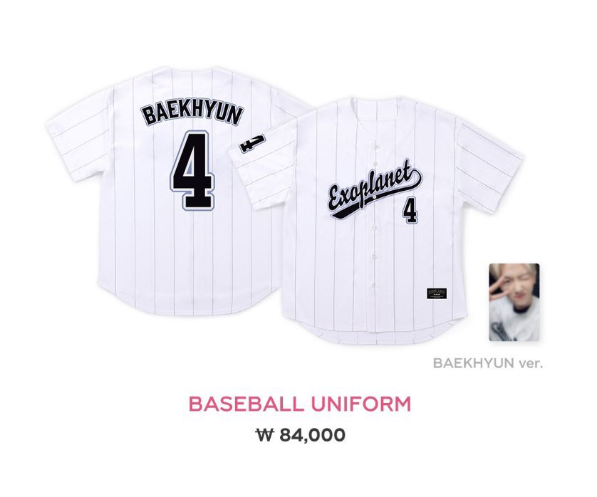 mochimarketph's tweet photo. SEMI FAST ETA PASABUY EXO CREAM SODA POP UP STORE EXOCIAL CLUB BASEBALL UNIFORM

super quick only! my kr proxy has (6) secured baekhyun uniforms onhand in kr

₱4500 each
⤷ all in + lsf

DOO: tonight only
DOP: 50% PAYO, rembal Aug 7
ETA to ph: 3rd-4th week of Aug

🛒 DM to order https://t.co/1Da0Q4rDkd