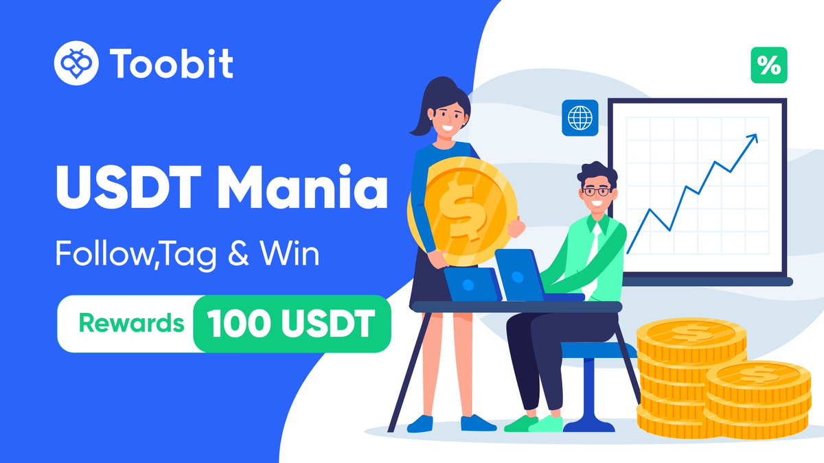 Toobit_official's tweet photo. 🚀🎯 Missed the mark in the last round? Worry not! Follow @Toobit_official and stand a chance to win 10 $USDT this time! 🎁🐦🌟
👥 Tag 3 friends below to spread the excitement! 👥
🤑 Retweet with #USDTMania to go viral! 🚀🔥
📆 1st to 7th August, 2023

#usdtgiveaway https://t.co/73EVvgOQYO