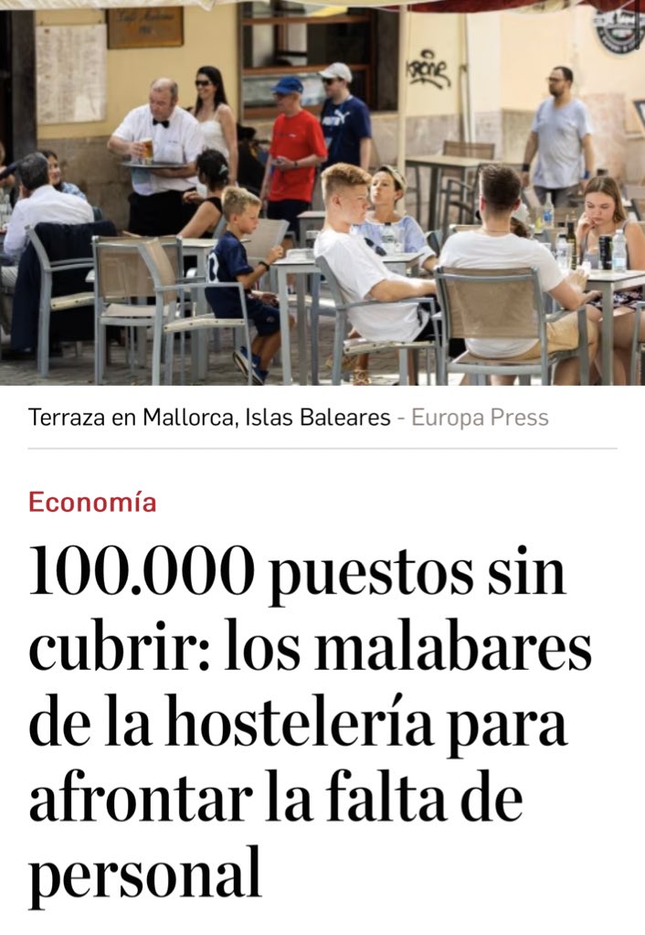 Gustavofring69's tweet photo. La Hostelería es el infierno, te explotan…pero los sobrinos argentinos de mi mujer, llegaron sin un duro hace 18 meses él, y 13 meses ella, son camareros en Valencia y acaban de comprar un piso de 130.000€ en Benicalap, adelantando 27.000€ con una hipoteca a 20 años… https://t.co/UhdcVS3lRr