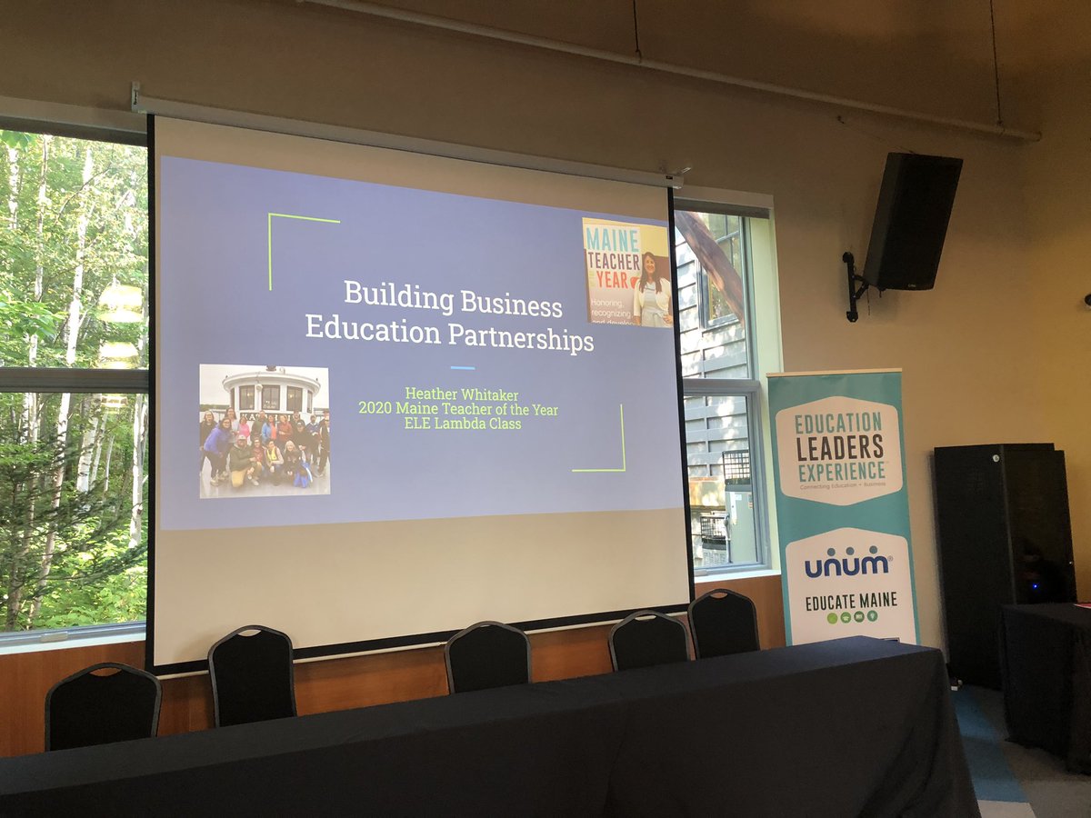 EdLeadersMaine's tweet photo. Kicking off Day2 of #MuClass Opening Retreat @EducateMaine @HMarieWhitaker @HollyBlairMPA @mdoenews #unumcares https://t.co/HALiWdj7Xy