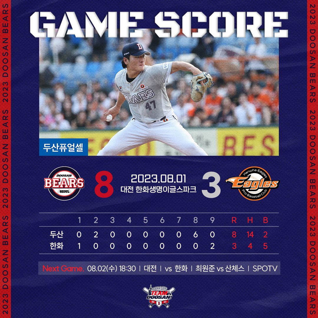 두산베어스 Doosan Bears tweet media