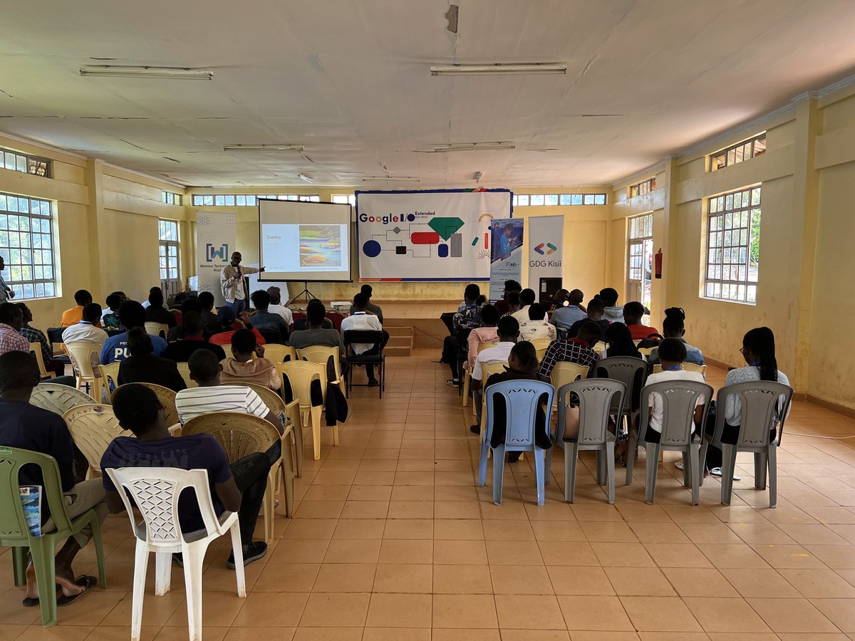 Proud to have one of our remarkable #codehack Flutter program alumna <a href="/mwaki_link/">Lina Mwakitawa</a> part of the organizing team for the #IOExtendedKisii that happened last Saturday. Lina is passionate about using technology to change her community for the better!
#gdg #womenintech #WomenInSTEM