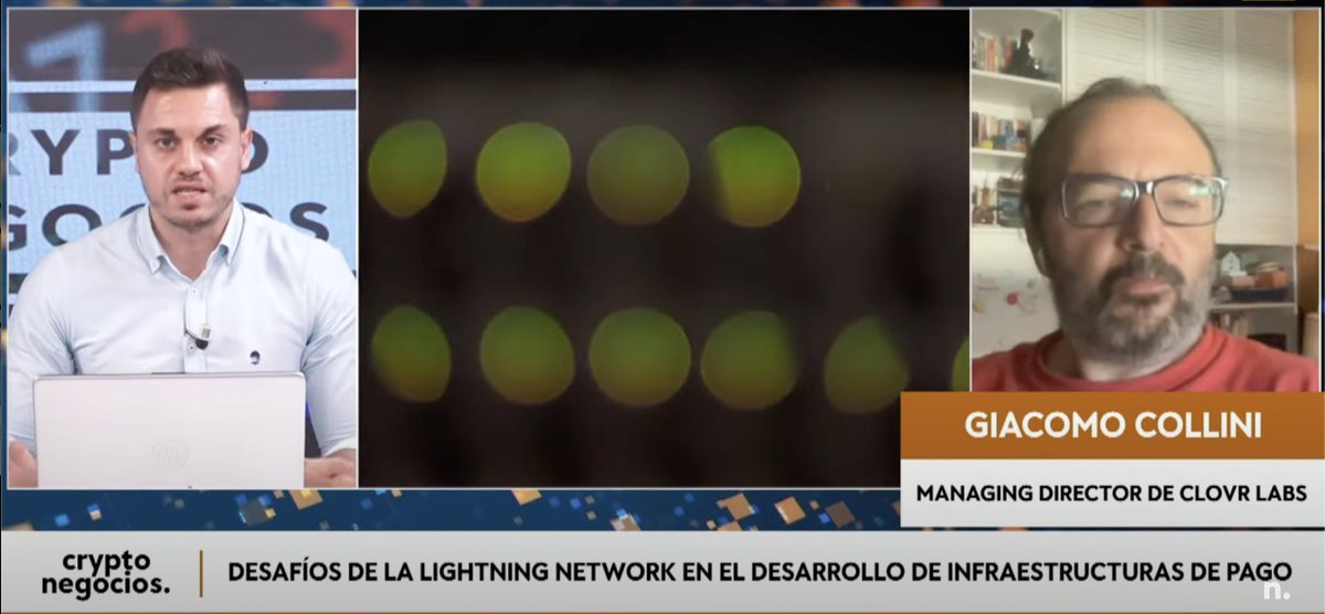 elenpay_tech's tweet photo. π Today we want to share with all of you, this interview for @negocios_tv with our Managing Director, answering FAQs about the use of the Lightning Network π
#ElenPAY #LightningNetwork #BitcoinScaling #OffChainPayments #Layer2Payments #clovrlabs
π https://t.co/cVPll0FhAe https://t.co/MXb7QRA9Y9