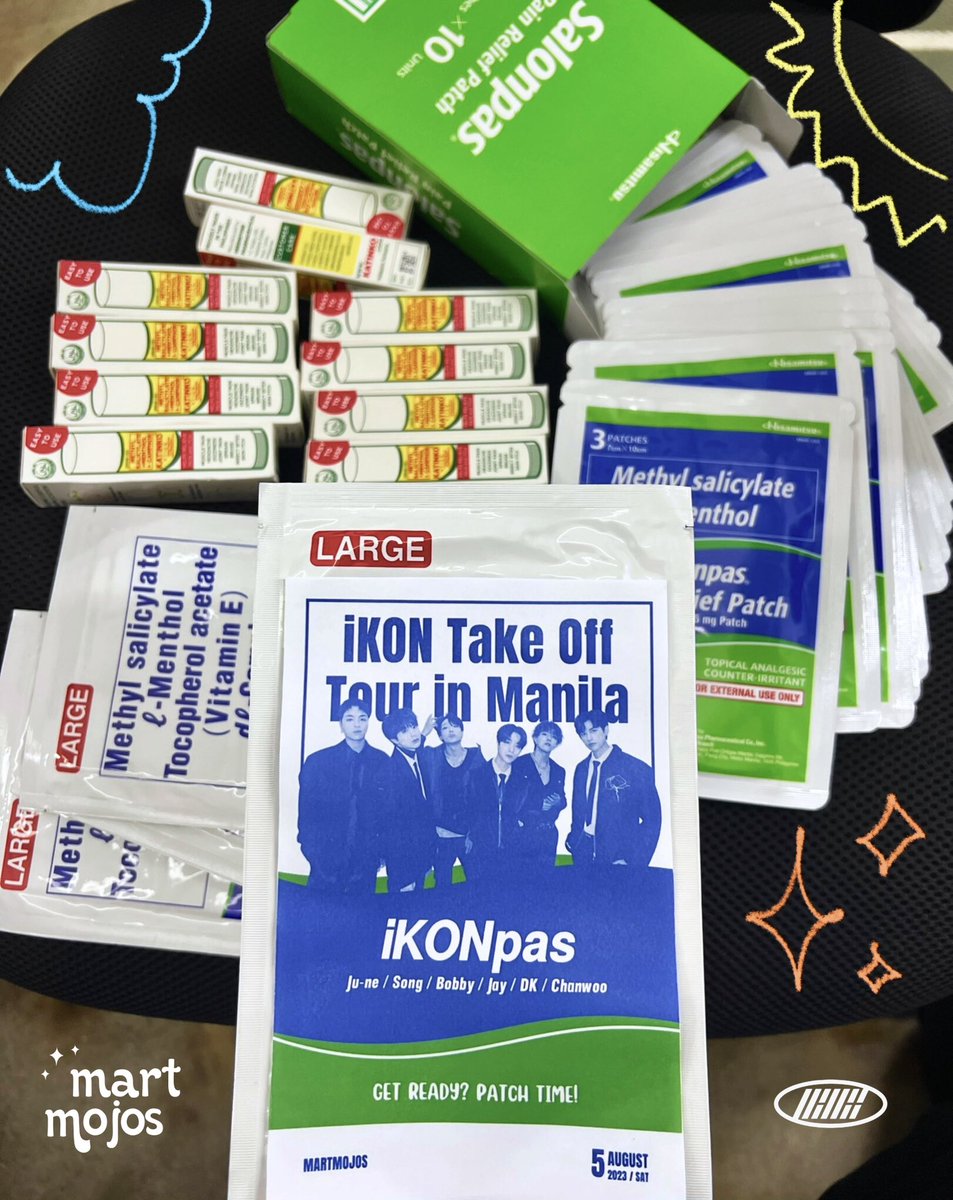 martmojos's tweet photo. ☁️ GET READY? PATCH TIME! ☀️

iKONpas and Katinko Sticks freebie for iKONICs attending #iKONinMANILA2023

- must be following @martmojos
- will announce my location on d-day!
- will be randomly distributed
- limited quantity / 1:1 only ✨
- first come first serve 🫶🏼 https://t.co/EJ8JtwOkfV