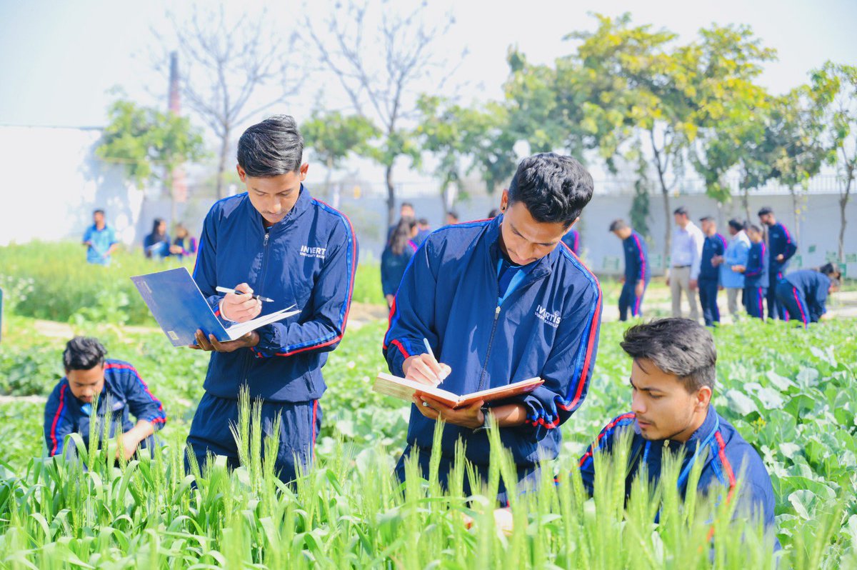 InvertisUni's tweet photo. Agriculture is our wisest goal since it will ultimately give the most to true riches, morality, and happiness. At Invertis University, we make certain that our students receive advanced training and a high-quality education.

#Agriculture #AgricultureField #StudentLifeAtInvertis #Practice #FieldWork #Training #Knowledge #Skills #ExploreMoreWithInvertis #ExpectMoreWithInvertis #TopUniversity #BestUniversity #InvertisUniversity #Bareilly #UP