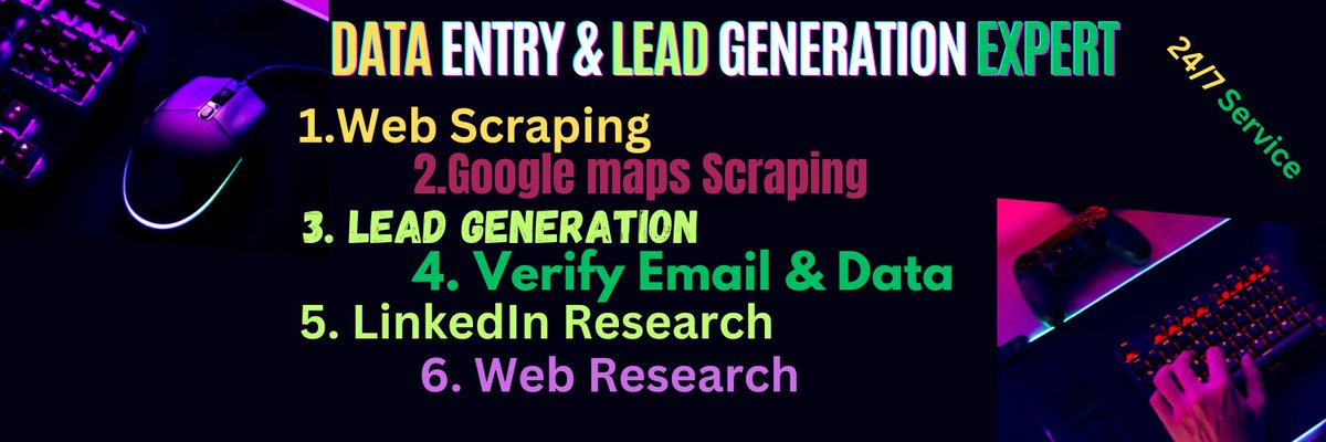 exdataentry's tweet image. B2B Business lead provide with verified