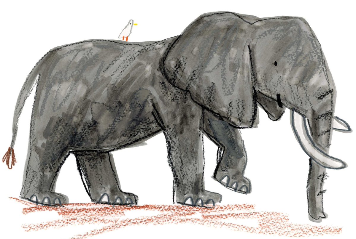 There's an elephant in the room! Well... Several actually. I've just added a lot of new original elephant illustrations to my shop ☺️➡️ gemmaoneill.com/shop