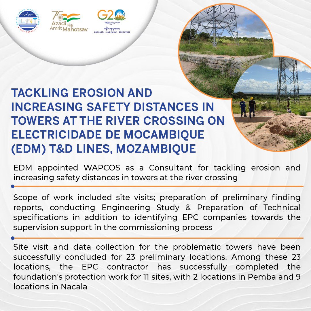 #Mozambique #abroad #rivercrossing #transmissionlines  #EPC #engineering #ConceptToCompletion #technicalspecifications   
#Nacala #consultants #tower #distributionlines