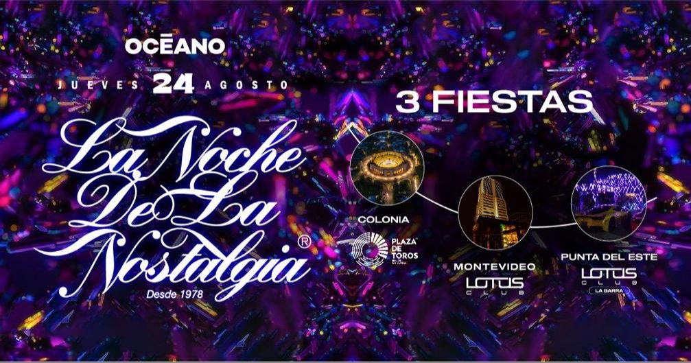 🕺La Noche de la Nostalgia

🎫 Entradas aquí: redtickets.uy/evento/LA-NOCH…