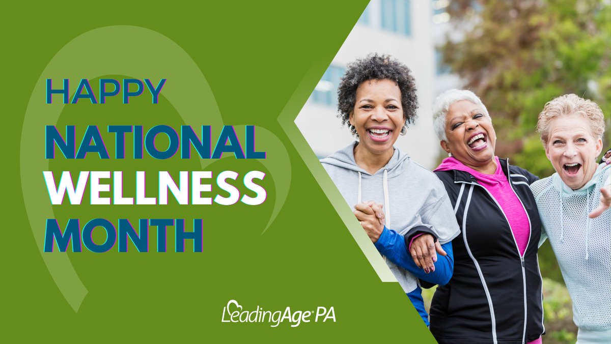LeadingAgePA's tweet photo. 🎉 Happy National Wellness Month! 🌿
How are you taking a step towards better health and wellness this August? Are you celebrating with residents as well?
#LeadingAgePA #WellnessMonth #SelfCare #IChooseWellness https://t.co/lv1g9GqfJL