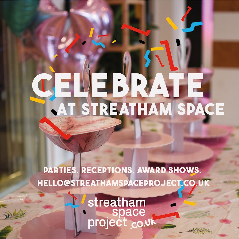 Need a cool venue for your next special occasion? Come say hi! 👋  

Drop us an email hello@streathamspaceproject.co.uk for rates and to chat through your ideas! 🎈🥂💃
#events #partyvenue #streatham #southlondon