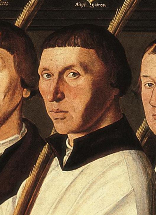 PP_Rubens's tweet photo. 2/2 Jan van Scorel. Painter and pilgrim. Painted by himself as pilgrim.   So serious! Bad haircut but it was the style. https://t.co/SDjKg0bl1A