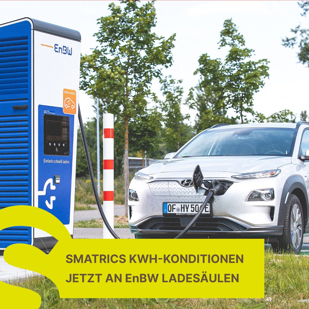 smatrics_com's tweet photo. Ab 1.8.2023 werden Ladungen an deutschen @EnBW Ladesäulen auf kWh-Verrechnung umgestellt. "Charge Pro" User:innen laden automatisch zu den gleichen Tarif-Konditionen wie gewohnt im #Ladenetz der #SMATRICS EnBW ⛽
Hier nach EnBW Ladestationen filtern: https://t.co/Zvj0WEikTf https://t.co/1TPwUEI1LV
