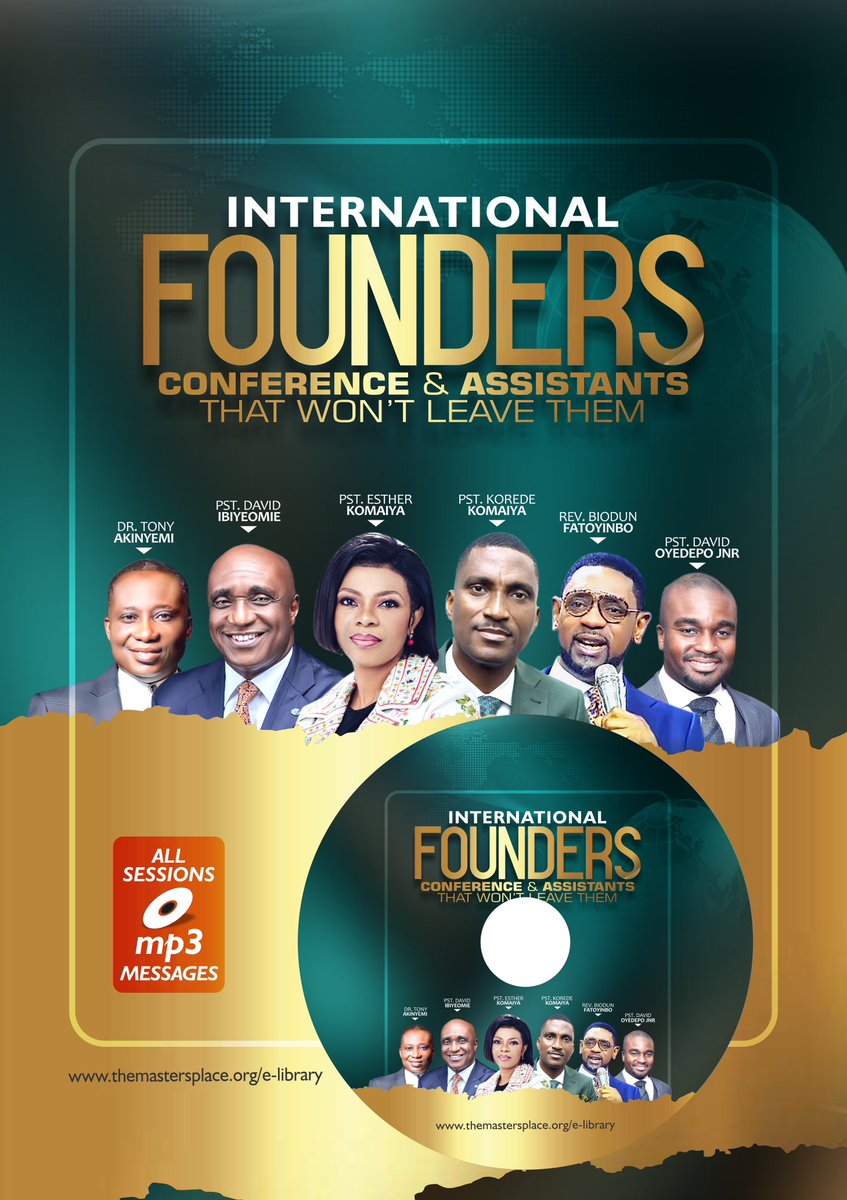 KoredeKomaiya's tweet photo. The entire Message Compedium of the International Founders Conference 2023 is now AVAILABLE on https://t.co/imnPt1n21K or call +234 706 882 9299

Get all 9 Messages from all 4 Sessions and plug into a world of global exploits! https://t.co/g2F4VXdDvz