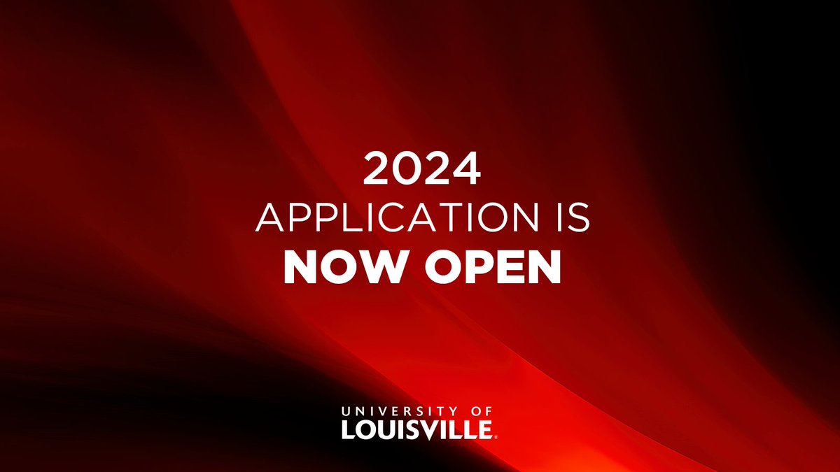 UofLadm's tweet photo. Our 2024 Take Flight Application is now open! 🎉 

Your future at UofL begins today 🔴⚫

Apply now: https://t.co/wN82vCLFEM https://t.co/fES1jA6O2G