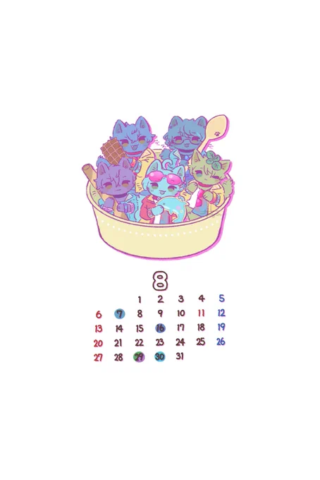 にゃんさんぶるスターズAugust