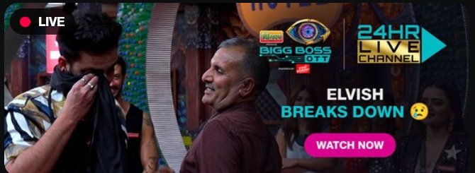 UpdativeZone's tweet photo. Elvish Yadav's dad on Bigg Boss house will you excited to see him

#BiggBossOTT2 | #UpdativeZone https://t.co/1lnE3T54nA