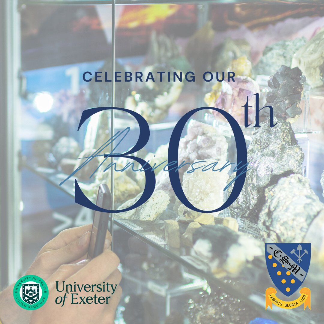 Join us to celebrate 30 years of <a href="/CambSchMines/">Camborne School of Mines, University of Exeter</a> at the <a href="/UniofExeter/">University of Exeter</a>!🎓
Marking 3 decades of pioneering mining and minerals engineering alongside geoscience endeavours &amp; driving industry-led teaching, research, and technology advances🌿🌏 

Learn more🔗: bit.ly/3rN07pb 🌟