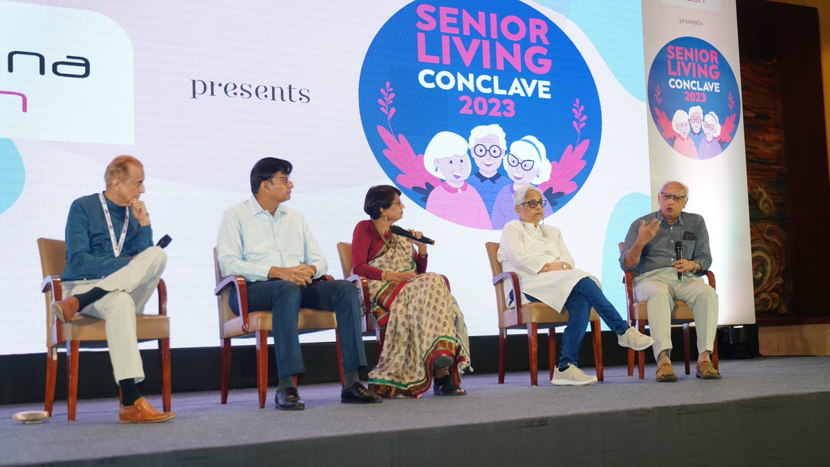 Ankur Gupta, MD of Ashiana Housing, drew a huge crowd at the #seniorliving conclave in #Mumbai. He shared his #vision for #retirement living, inspiring attendees &amp; showcasing the increasing interest in senior living solutions that prioritize a #healthylife for #seniors.