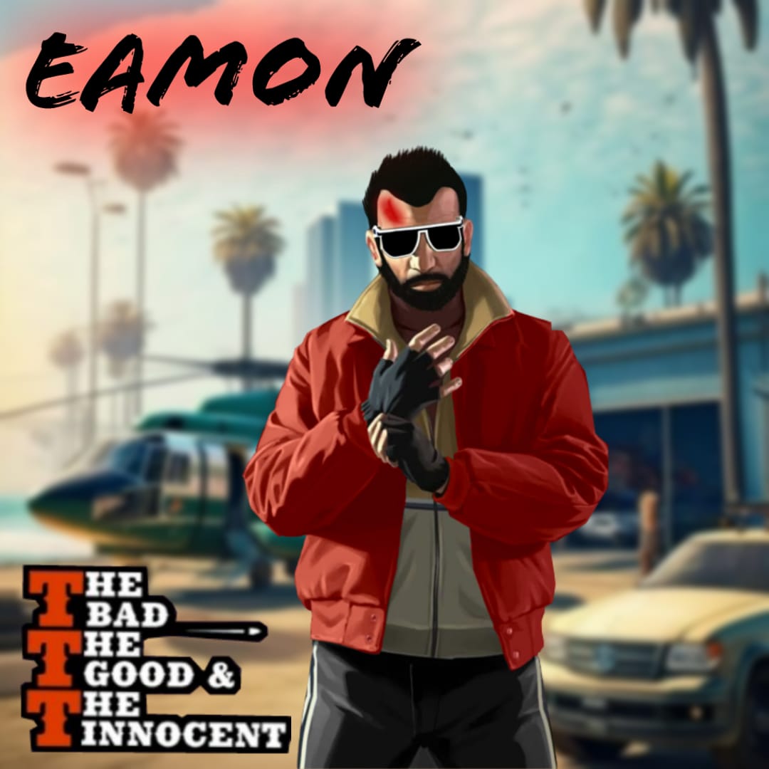 0x1Rohit's tweet photo. In the bustling streets of Free City, there lived a notorious gangster named Eamon. With his piercing gaze and cunning wit, he ruled the underworld with an iron fist. From petty theft to elaborate heists, there was no job too risky for Eamon and his gang.
#TTTART @3T_shootergame https://t.co/E5fxAEyXce