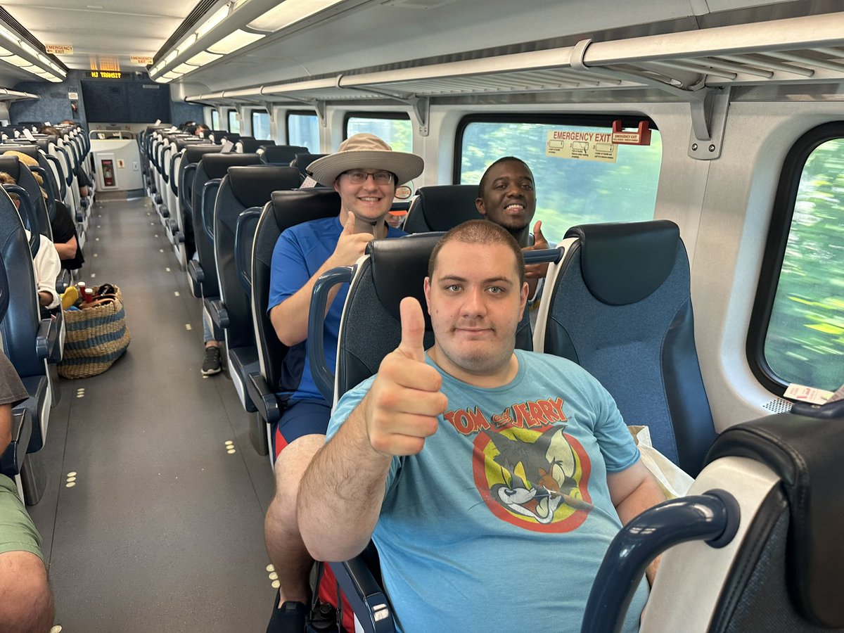 ESCofNJ's tweet photo. Pathways to Adult Living students enjoyed travel training and a trip to Long Branch Beach! 🏖️ #ESCNJ #PALNJ https://t.co/ZUH8PuSQTL