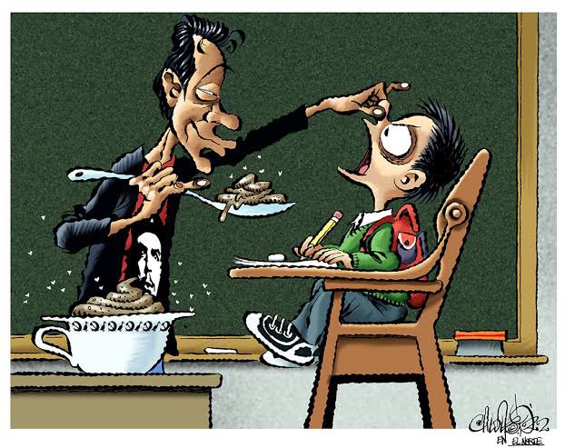 Comparto mi columna:

La polémica sobre los libros de texto

“No esconden el interés de plasmar en los libros de texto la propaganda ideológica de un gobierno electo por seis años y que está por entrar al último”

excelsior.com.mx/opinion/fernan… vía <a href="/Excelsior/">Excélsior</a> 

*cartón <a href="/CartonCalderon/">PacoCalderónCartones🇲🇽❤️🇺🇦❤️🇮🇱</a>