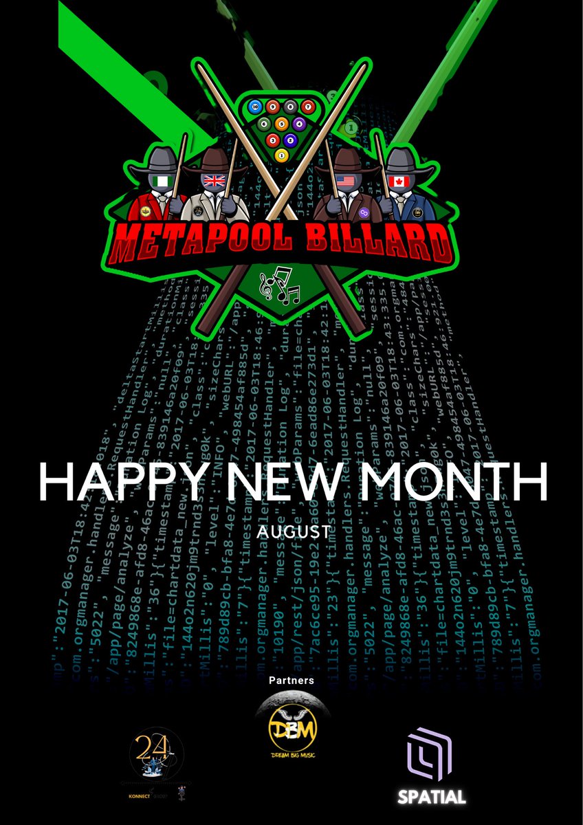 MetapoolBillard's tweet photo. Happy New Month from the Billard Table 🎱
#spatial #dreambigmusic #247konnectgroup $MPBC https://t.co/h2fb8wdBpC