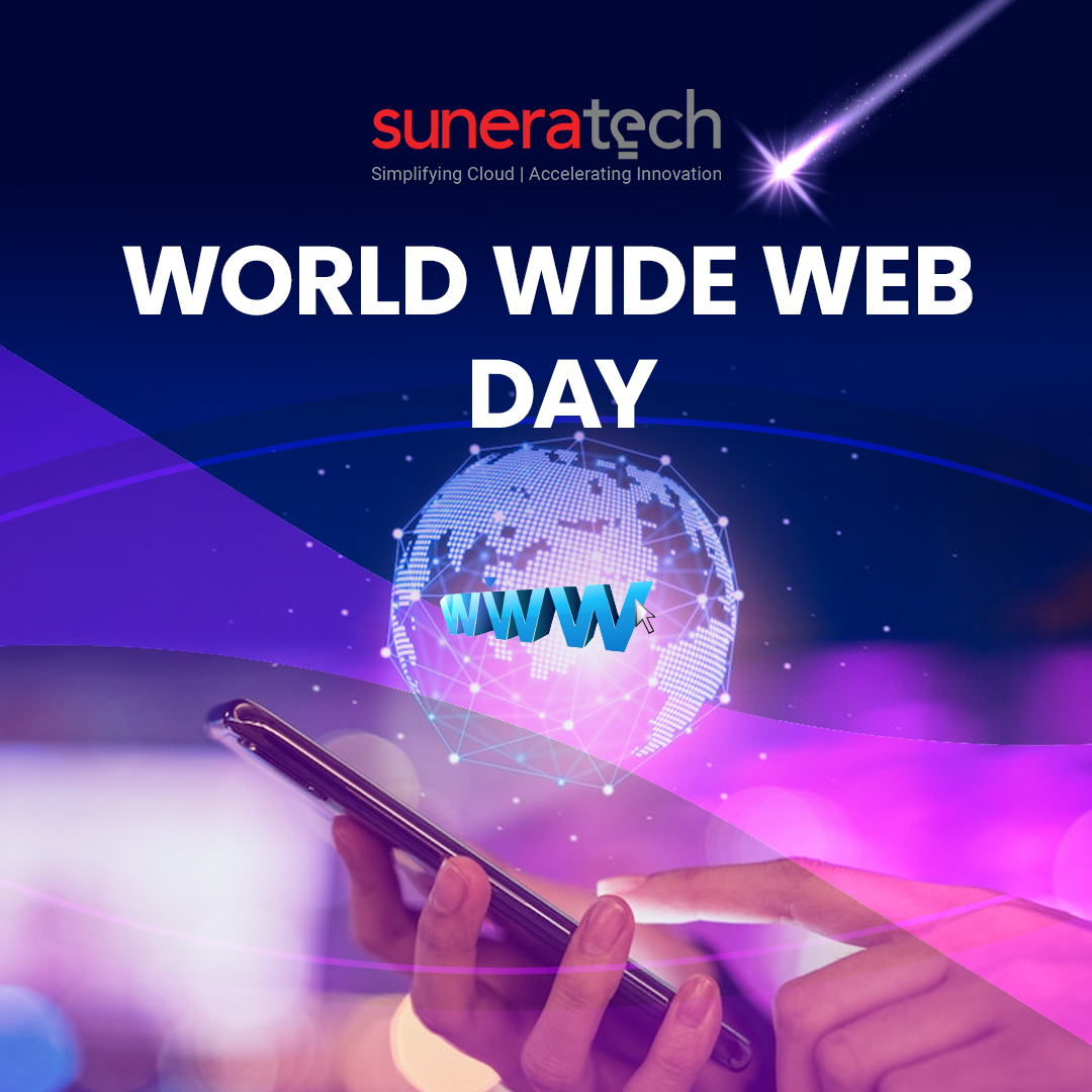 sunera_tech's tweet photo. Happy #WorldWideWebDay! 

Today, we honor the #digital wonder that has revolutionized our lives! From its inception to now, the #web has been a catalyst for progress, connecting people, ideas, and cultures across the globe.

#WWWDay #DigitalRevolution #WebEvolution #Suneratech https://t.co/nqgYI9iUV0