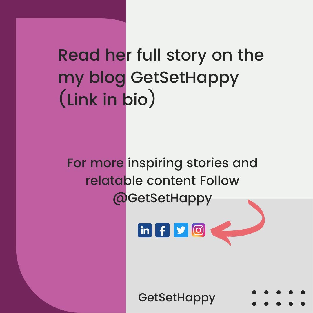 Here comes our 5th Champ - <a href="/lata_charu/">Charu Lata</a> founder of Chhith.

Charu is a wonderful mindfulness coach.
Join us as we delve into the transformative power of mindfulness and discover the wisdom and guidance Charu has to offer.
rb.gy/aa95x
#getsethappy #SuccessStory