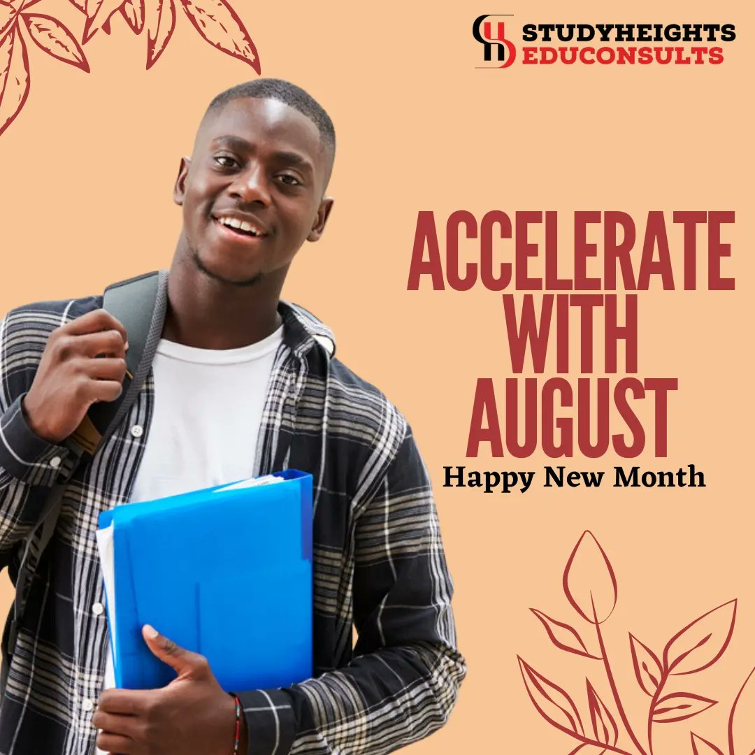 studyheights_ng's tweet photo. Envision your August with POSSIBILITIES. 

Welcome to August! 

#happynewmonth #welcometoaugust
#studyheights
#possibilities https://t.co/eDW4GIAEjI