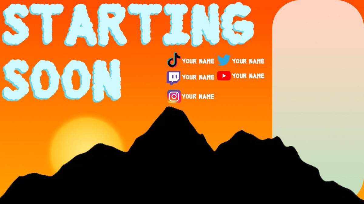 RBGOKU1's tweet image. I pulled this outta my ass today because I just had a mental image of an overlay set based on the times of the sun.
I am not done but I wanted to share.

#GFX #streaming #sampletemplate #Graphicsdesign #TwitchStreamers