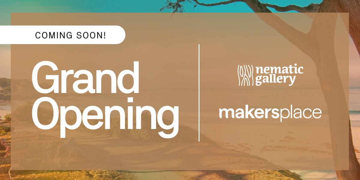 📣 Nematic Gallery and MakersPlace have joined forces in a first-ever collaboration that's set to shake things up in the traditional art world.

🧵 Read the full thread below for more info and for RSVP for 10th and 17th August