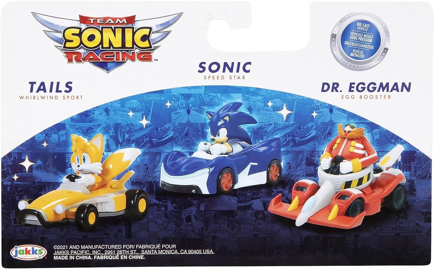 Sonic the Hedgehog 1:64 Die-Cast Vehicle - Tails Whirlwind Sport 