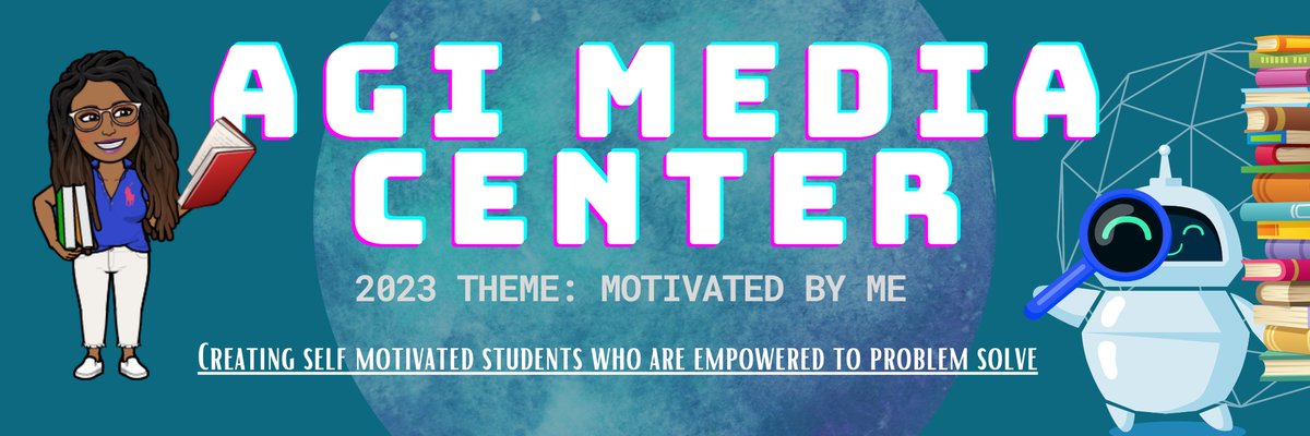 agimediacenter's tweet photo. We're excited about our new Media Center theme for the 23-24 School Year. Join us as we empower learners to problem solve. We Are:

MOTIVATED BY ME!

@apsupdate @apsAGIvirtual @APSMediaServ https://t.co/YGJBQmedWq